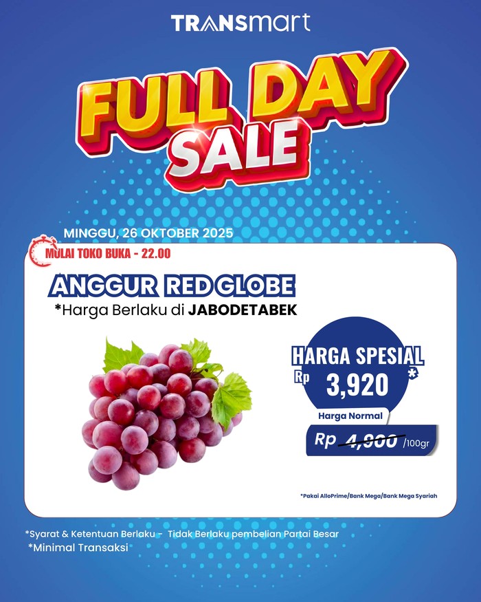 Transmart full day sale
