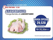 Ayam Broiler Dijual Cuma Rp 29 Ribuan/Ekor di Transmart Full Day Sale!