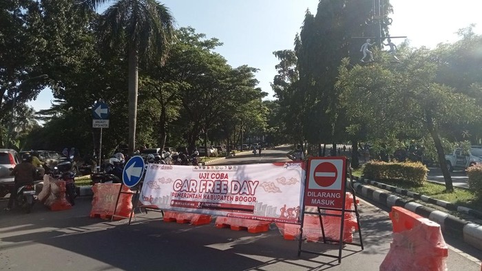 Jalan Tegar Beriman Bogor Ditutup Penuh Saat CFD Besok