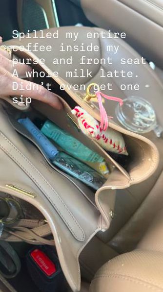 Hilary Duff Nangis Kopi Tumpah ke Tas