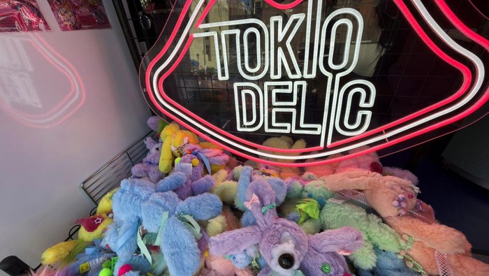 A visitor photographs food at the Tokiodelic cafe, in New York, U.S., October 17, 2025. REUTERS/Roselle Chen