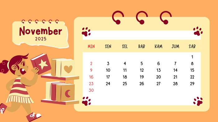 Kalender November 2025 Kalender November 2025