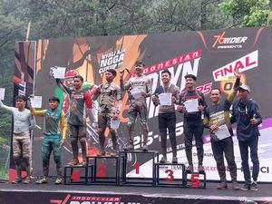 Rookie Asal Kota Batu Sabet Juara Indonesia Downhill 2025