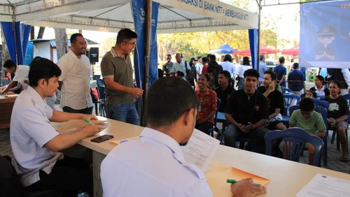 Layanan keimigrasi dari Kantor Imigrasi Kelas II TPI Atambua di Belu, NTT. (Dok. Imigrasi Atambua)