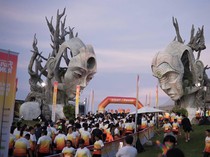 Video: Serunya Lari di Nuanu Tabanan, Disuguhi Seni & Sunrise Cantik