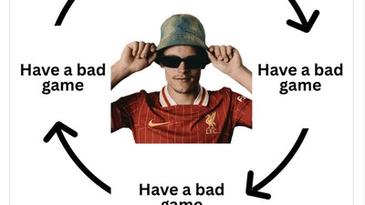 Meme Kocak MU Salip Liverpool yang Kalah Terus
