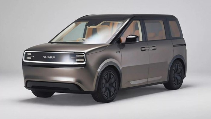 Mobil listrik buatan Sharp Mobil listrik buatan Sharp