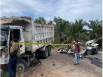 Pengawas Perusahaan di Muara Enim Tewas Tertimpa Truk Muatan Batu Krokos