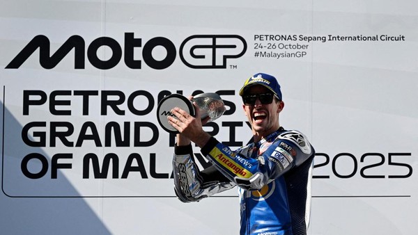 Semringah Alex Marquez Kunci Runner-Up MotoGP 2025 di Sepang
