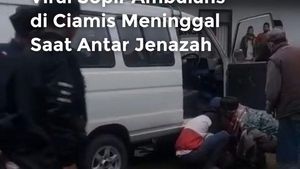 Video: Sopir Ambulans di Ciamis Meninggal saat Antar Jenazah