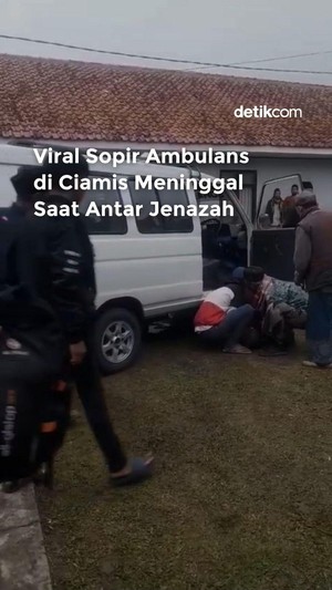 Video: Sopir Ambulans di Ciamis Meninggal saat Antar Jenazah
