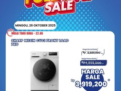 Hanya Rp 3 Jutaan, Mesin Cuci Front Load 7KG Wajib Diburu di Transmart