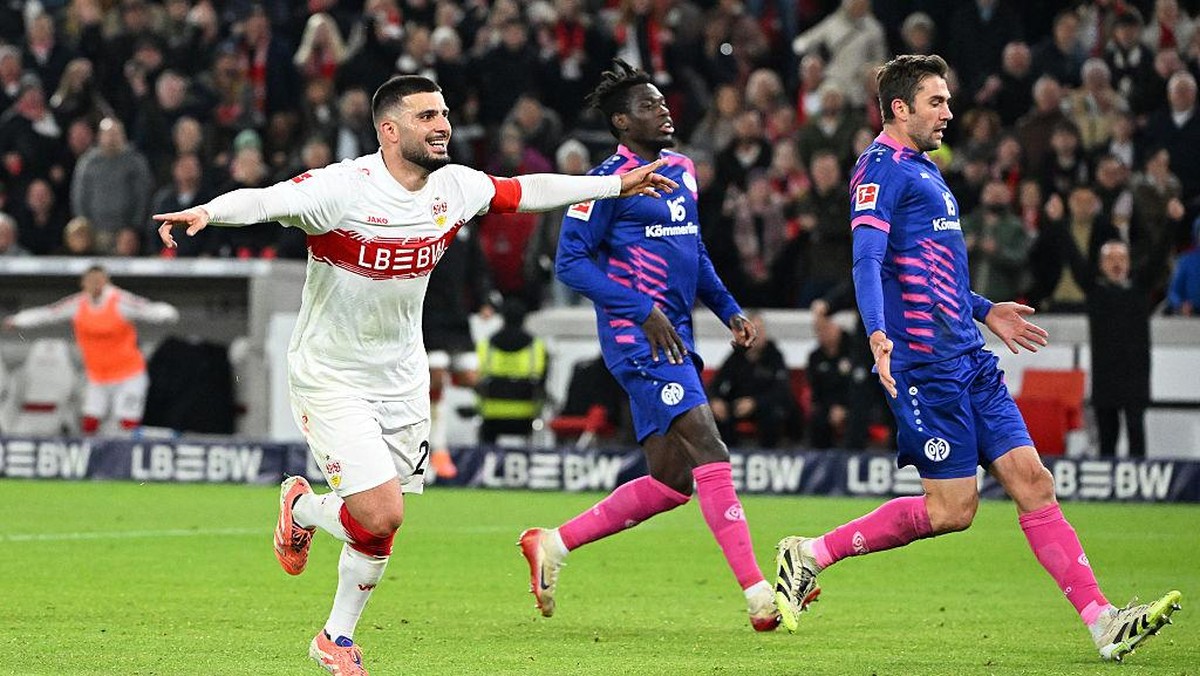 Perayaan gol pemain Stuttgart, Deniz Undav. (Foto: dpa/picture alliance via Getty I/picture alliance)