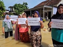 Emak-emak Korban Banjir Pati Sambat ke Prabowo: Belum Ada Bantuan