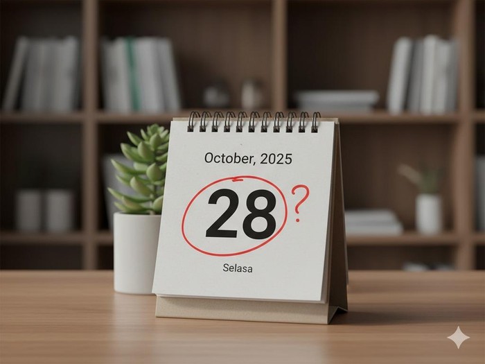 Gambar Kalender Oktober 2025