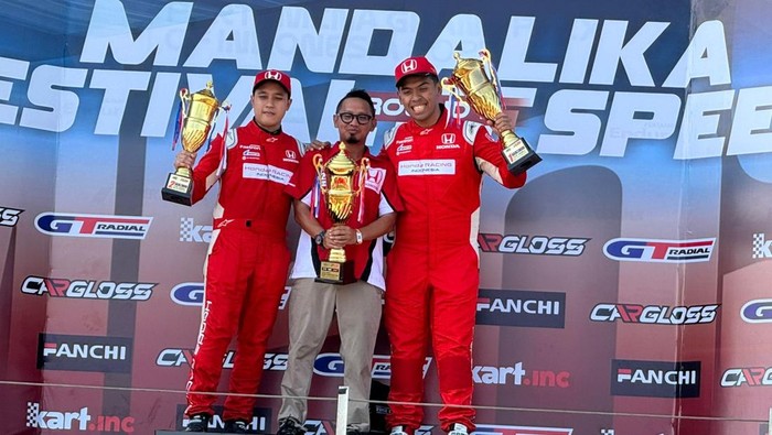 Honda Racing Indonesia Honda Racing Indonesia boyong trofi di Kejurnas ITCR 1200 Mandalika Festival of Speed, Minggu (26/12/2025)