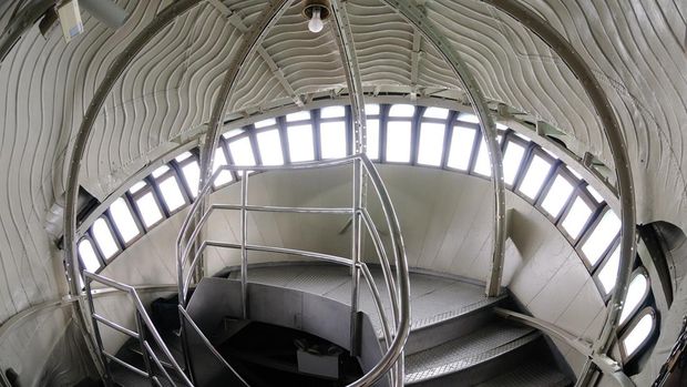 Interior mahkota Patung Liberty. Interior mahkota Patung Liberty.
