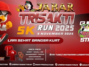 Jabar Trisakti Run 2025, Sensasi Lari Santai Bernuansa Budaya Lokal