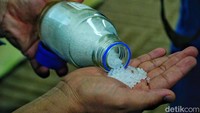 Polytam hasil produksi dari Kilang Pertamina Plaju Palembang, Sumatera Selatan. (Foto: Rio Roma Dhoni/detikcom)