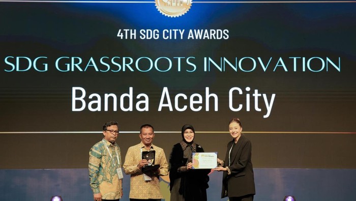 Kota Banda Aceh raih CityNet SDG Award 2025. (Dok Pemkot Banda Aceh) Kota Banda Aceh raih CityNet SDG Award 2025. (Dok Pemkot Banda Aceh)
