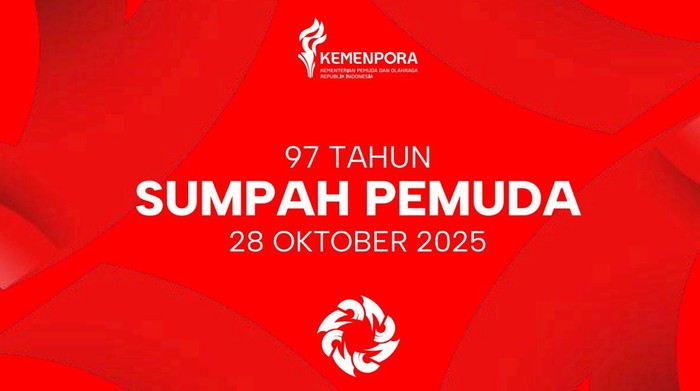 Logo Sumpah Pemuda ke-97 tahun 2025. Logo Sumpah Pemuda ke-97 tahun 2025.