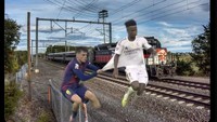 Meme-meme Kocak El Clasico: Aksi Pedri yang Minati Jersey Vini Meme-meme Kocak El Clasico: Aksi Pedri yang Minati Jersey Vini