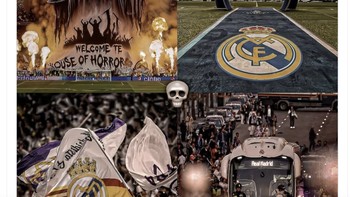 Kandang Madrid sangat bersemangat menyambut El Classico. Foto: X.com