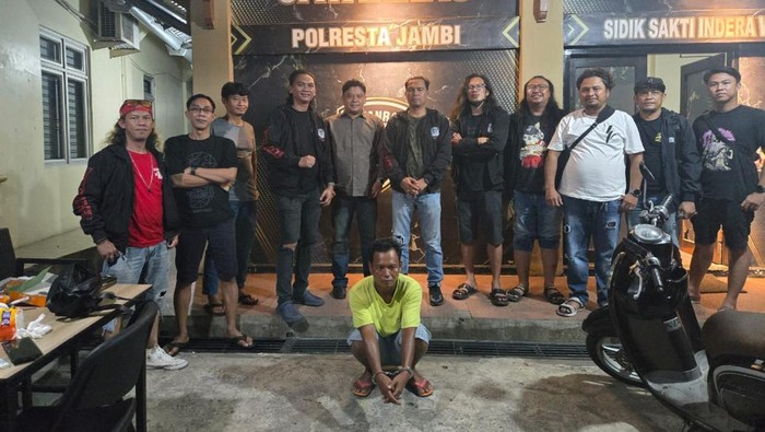 Pelaku Pembunuhan Ditangkap Tampang pelaku penusukan pria di OKU berhasil ditangkap Jambi