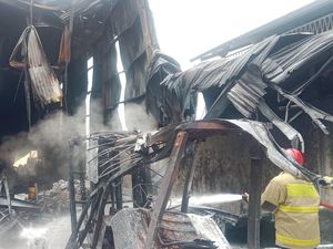Belum Sebulan, Pabrik Styrofoam di Tabanan Kembali Kebakaran