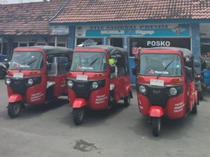 3 Bajaj Maxride Ditilang Polisi di Solo, 2 Langsung Ngandang