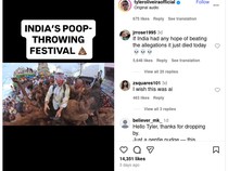 Bikin Konten Festival Kotoran di India, Youtuber Dikecam