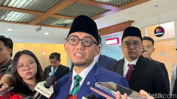 Wakil Menteri Haji dan Umrah (Wamenhaj) Dahnil Anzar Simanjuntak (Anggi M/detikcom)