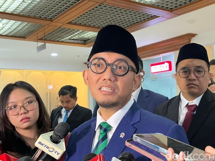 Wakil Menteri Haji dan Umrah (Wamenhaj) Dahnil Anzar Simanjuntak (Anggi M/detikcom)