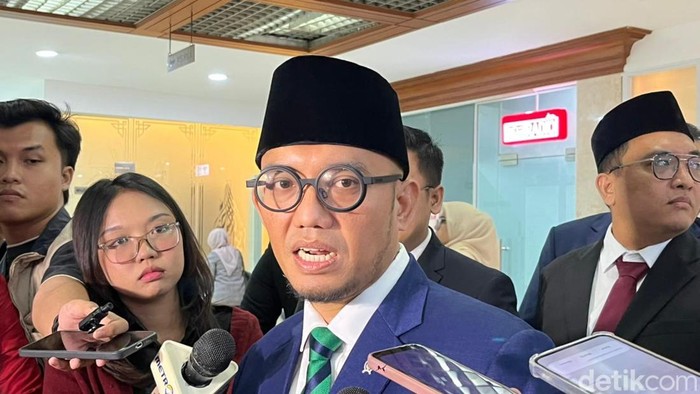 Wakil Menteri Haji dan Umrah (Wamenhaj) Dahnil Anzar Simanjuntak (Anggi M/detikcom) Wakil Menteri Haji dan Umrah (Wamenhaj) Dahnil Anzar Simanjuntak (Anggi M/detikcom)