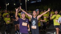 Wendi menyelesaikan lari 21 kilometer dengan catatan waktu 2 jam 45 menit. Foto: dok instagram Wendi Cagur
