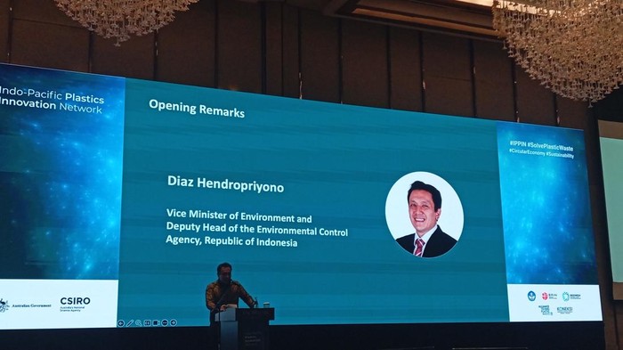 acara Indo-Pacific Plastics Innovation Network di Hotel The Westin, Jl. H. R. Rasuna Said, Kuningan, Jakarta, Selasa (28/10/2025). acara Indo-Pacific Plastics Innovation Network di Hotel The Westin, Jl. H. R. Rasuna Said, Kuningan, Jakarta, Selasa (28/10/2025).