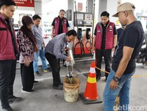 Polisi Sidoarjo Cek Sejumlah SPBU Usai Warga Keluhkan Motor Brebet