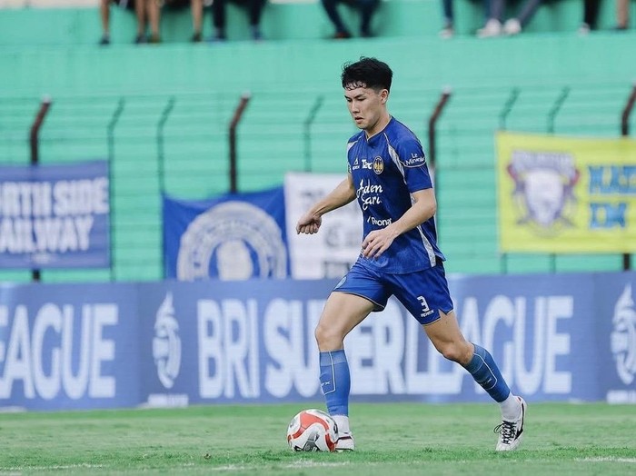 Bek PSIM Jogja, Yusaku Yamadera, Selasa (28/10/2025). Bek PSIM Jogja, Yusaku Yamadera, Selasa (28/10/2025).