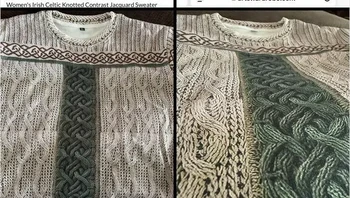 Berharap sweater yang dirajut, tahunya print-an. Foto: Pbacker via Bored Panda