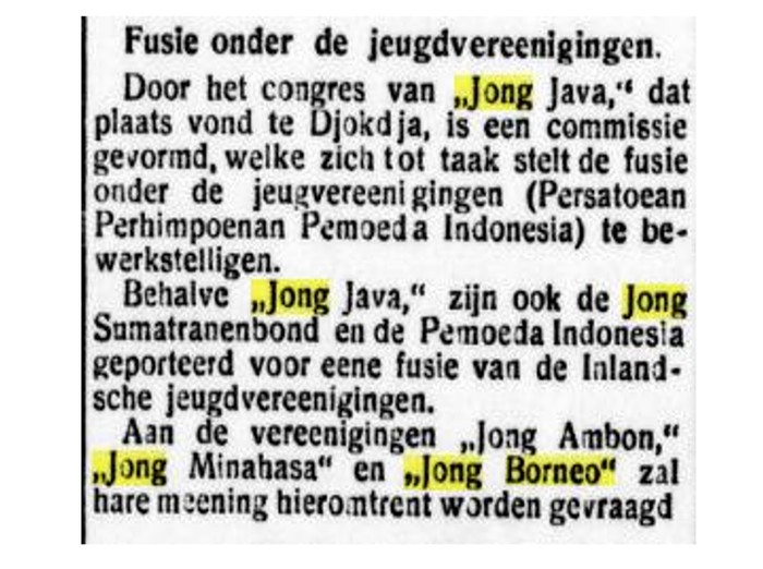 Bukti keberadaan Jong Borneo dalam sejarah. Bukti keberadaan Jong Borneo dalam sejarah.