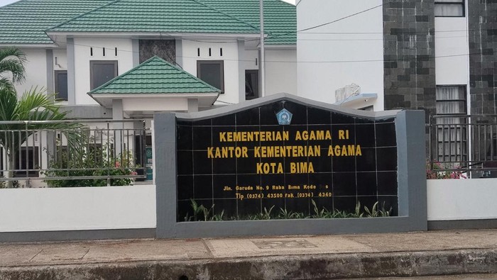 Kantor Kemenag Kota Bima, NTB, Selasa, (28/10/2025). (Dok. Rafiin/detikBali) Kantor Kemenag Kota Bima, NTB, Selasa, (28/10/2025). (Dok. Rafiin/detikBali)