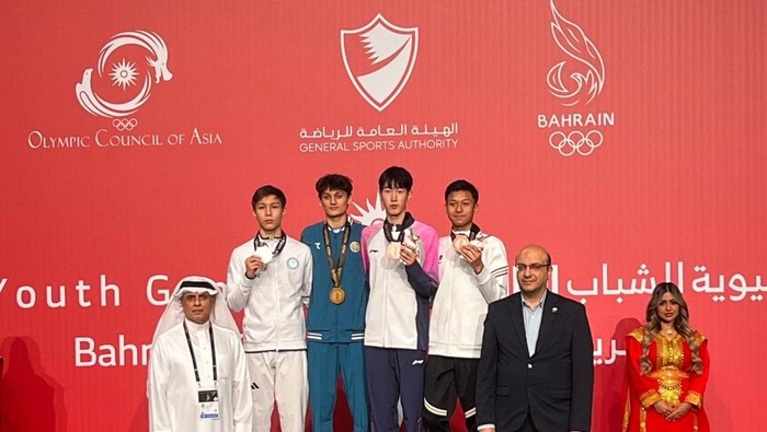 Kavka Zhafif Putrawitama, AYG 2025 Kavka Zhafif Putrawitama, atlet Taekwondo Indonesia, peraih medali AYG 2025