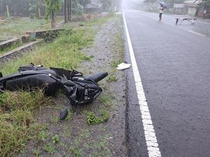 Pelajar Tewas Usai Tabrak Kijang di JLS Giritontro Wonogiri