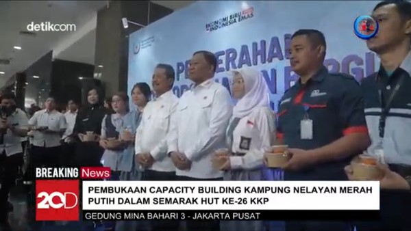Pembukaan Capacity Building Kampung Nelayan Merah Putih dalam Semarak HUT ke-26 KKP
