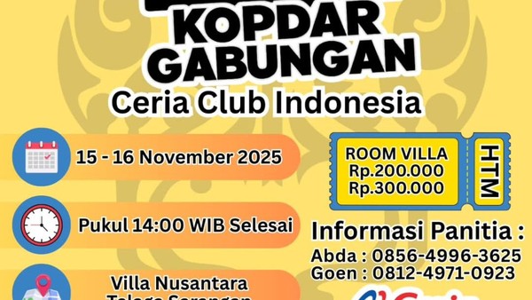 Kopdar Gabungan Daihatsu Ceria Club Indonesia 
