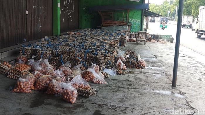 Kondisi TKP kecelakaan bus seruduk truk muatan telur di Kalasan, Sleman, Selasa (28/10/2025) Kondisi TKP kecelakaan bus seruduk truk muatan telur di Kalasan, Sleman, Selasa (28/10/2025)