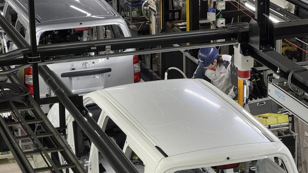 Mobil Toyota diproduksi di pabrik Daihatsu