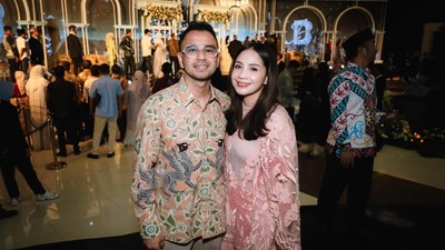 8 Foto Nagita Slavina di Pernikahan Anak Gubernur Kalteng, Simpel Serba Pink