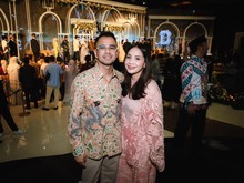 8 Foto Nagita Slavina di Pernikahan Anak Gubernur Kalteng, Simpel Serba Pink