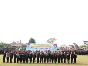 Momen Polres Jajaran Polda Riau Refleksi 97 Tahun Hari Sumpah Pemuda